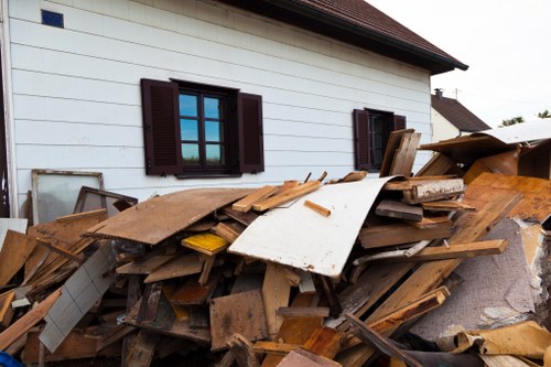Homeowner enjoying a decluttered garage