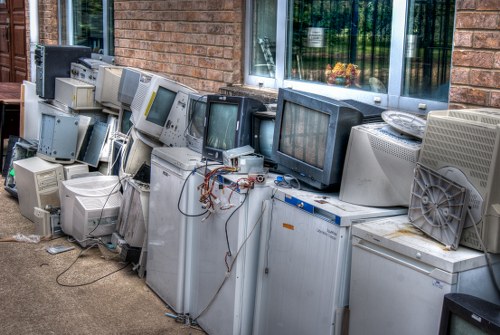 Organized office space after clearance in Purley